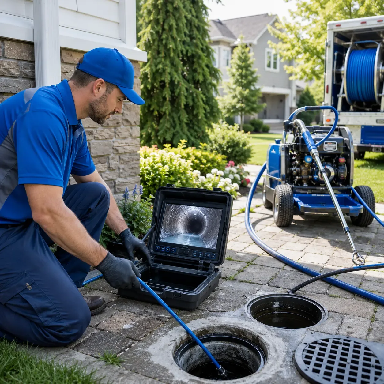 Outdoor drain cleaning professionals serving Sanford, ME